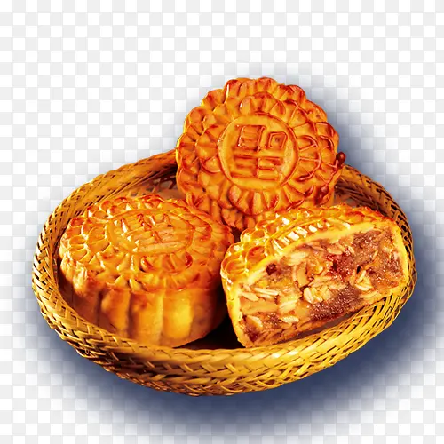 中秋节高清多图层素材 月饼