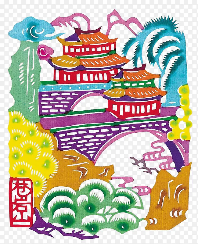传统的剪纸图案PNG图片素材下载_图片编号9524156-PNG素材网