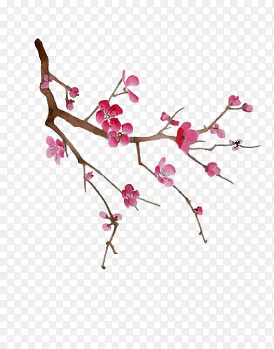 水墨枝条PNG图片素材下载_图片编号9525146-PNG素材网