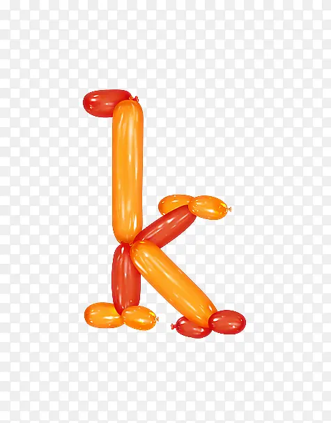 气球字母k