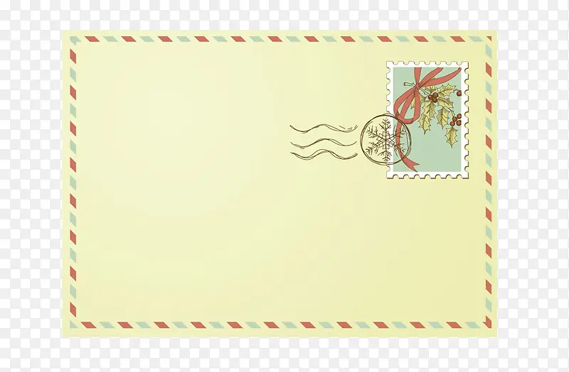小清新邮票信封