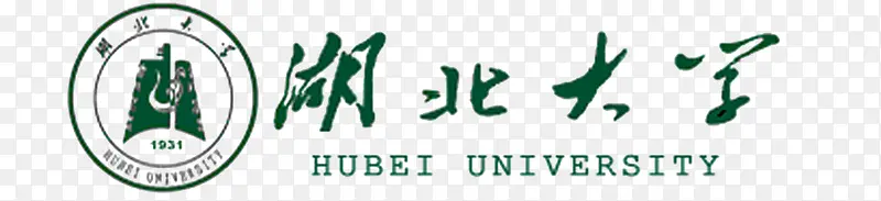 湖北大学logo