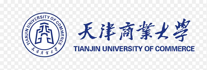 天津商业大学logo