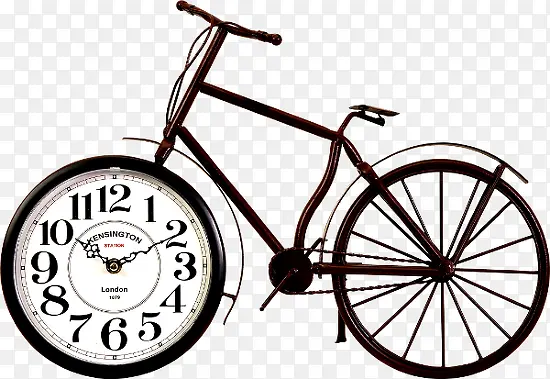 2017创意自行车时钟