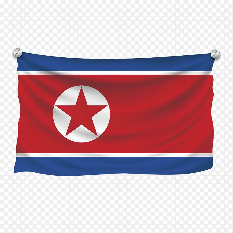 矢量旗标国家朝鲜