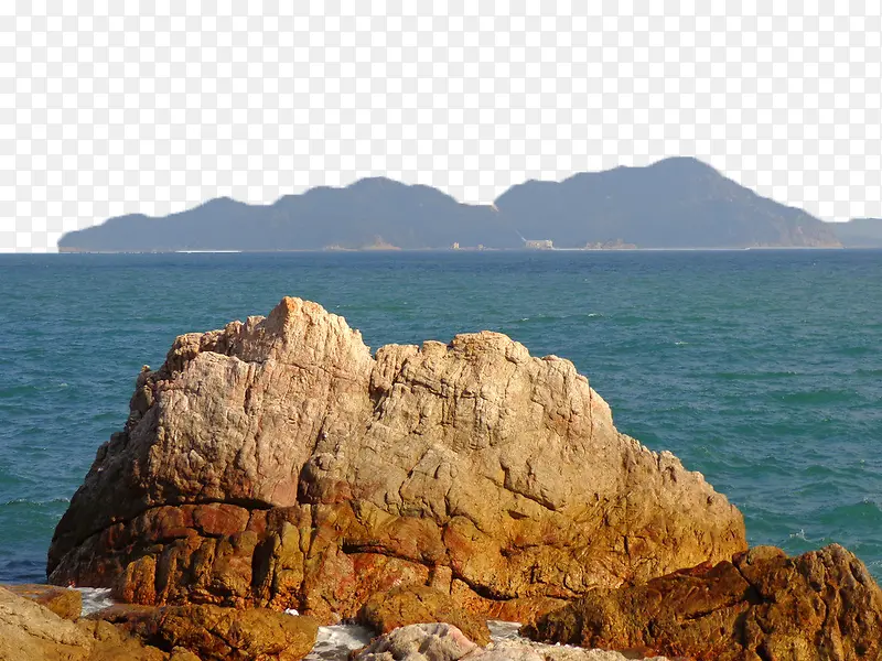 海边岩石摄影