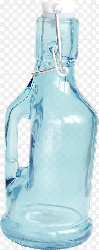 蓝色创意漂流瓶