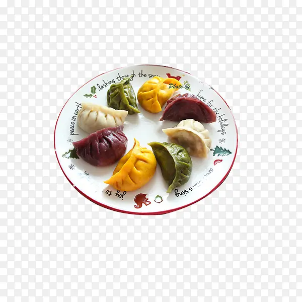 彩色蔬菜饺子