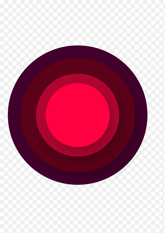 红色圆形背景元素