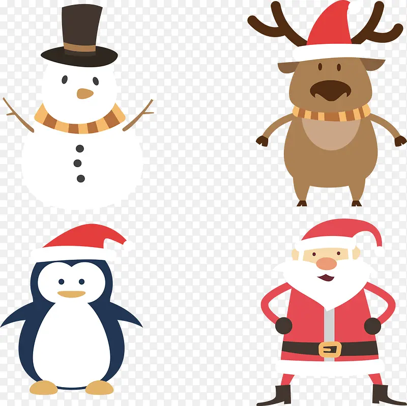 圣诞老人与企鹅