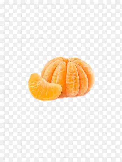 剥好的橘子