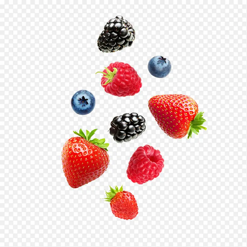 草莓蓝莓水果