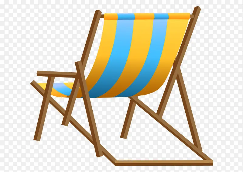 矢量沙滩椅