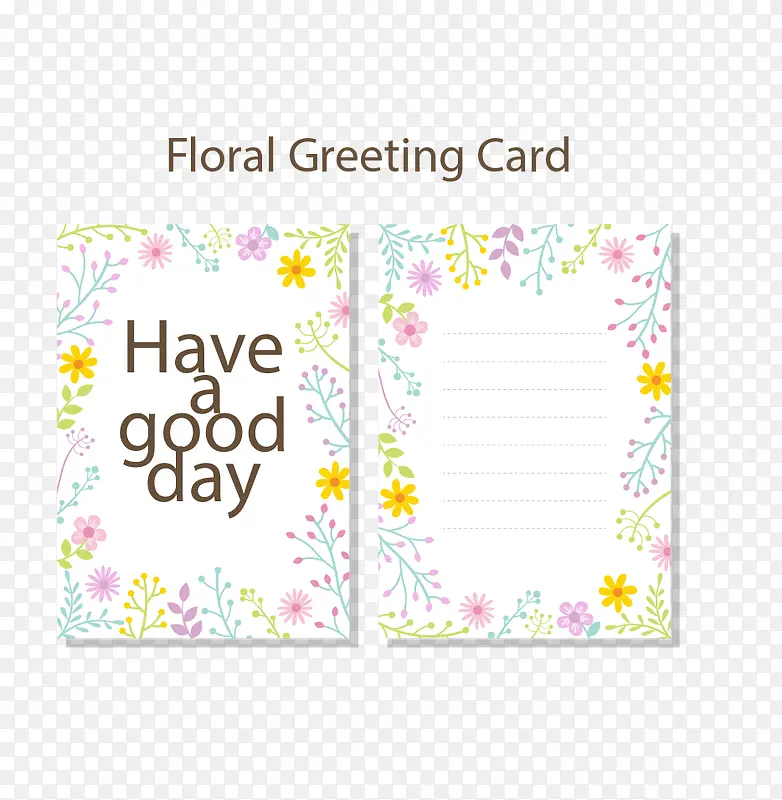 花卉邀请卡封面设计