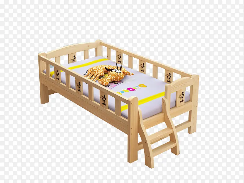 实木拼接儿童床