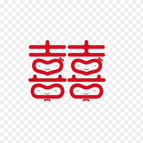 红色囍字PNG图片素材下载_图片编号9551953-PNG素材网