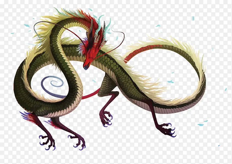矢量中国龙