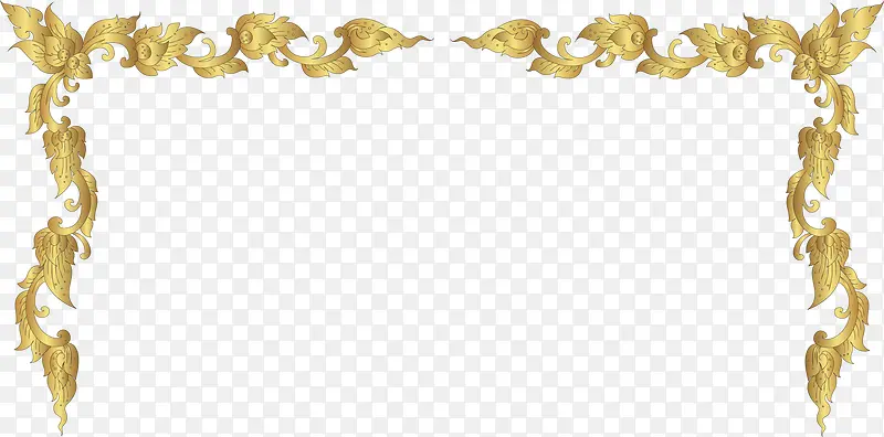 金色大气框架