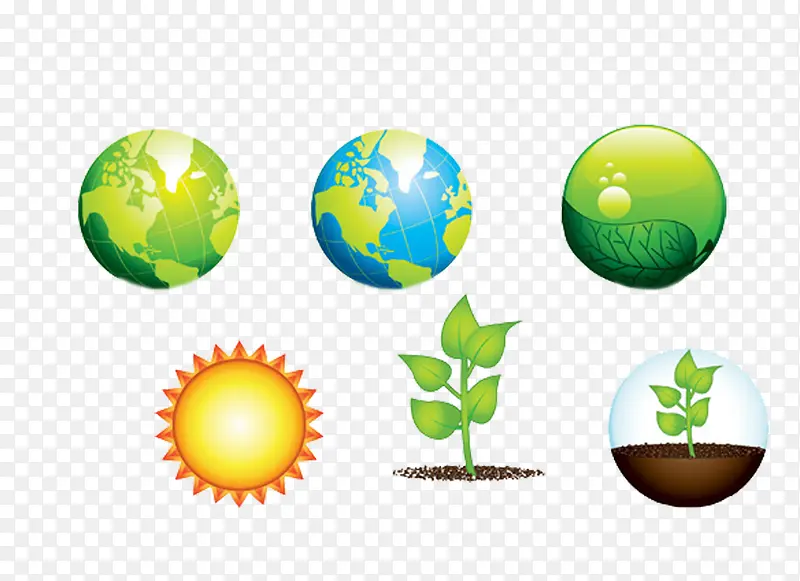 绿色地球环境保护插图