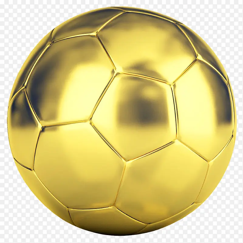 卡通体育金色足球装饰图案