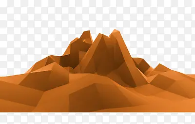 卡通版的黄色假山