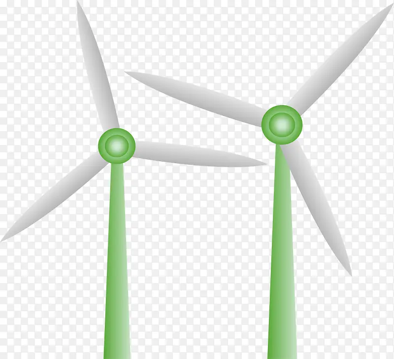 绿色能源节能风车