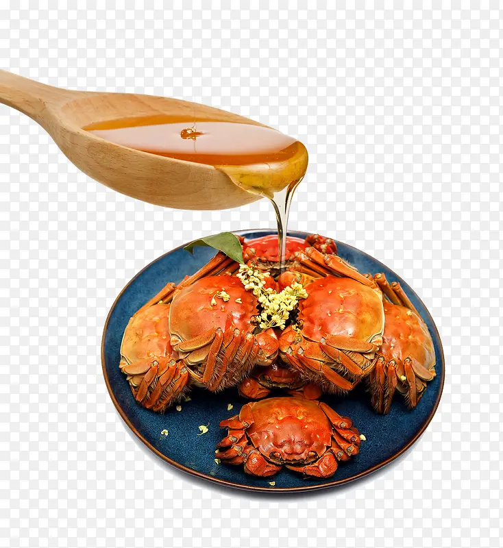 淋上蜂蜜的螃蟹