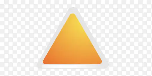 灰橙色圆角三角形
