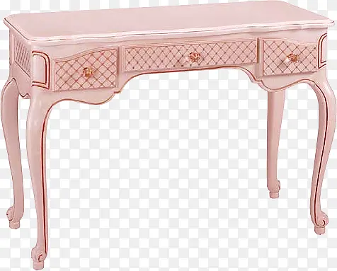 红色桌子