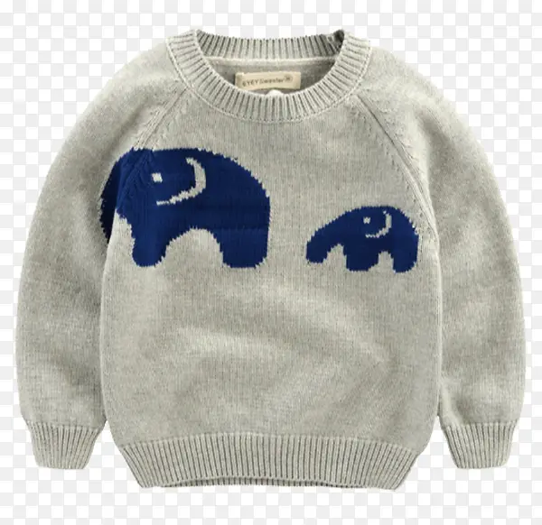 大象儿童毛衣
