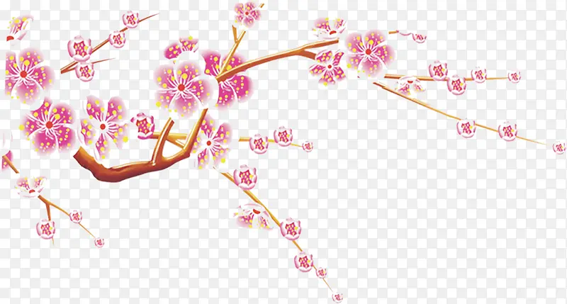 唯美创意桃花背景