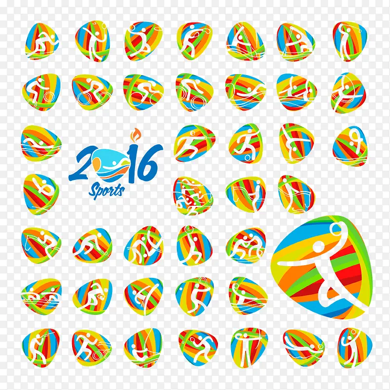 2016里约奥运会图标