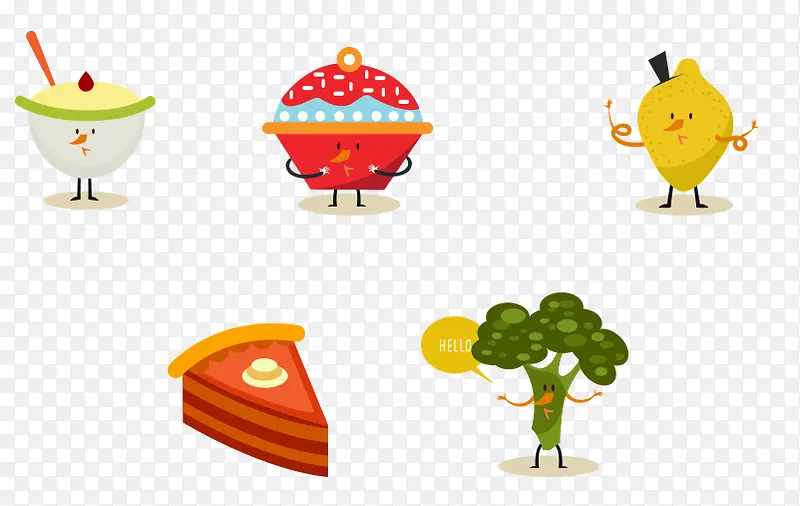 蔬菜水果拟人化图标