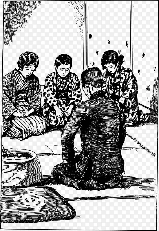 矢量日式文化