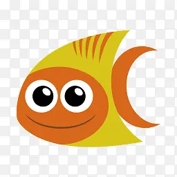 可爱鱼小动物PNG图标