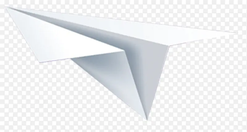 白色纸飞机装饰折纸