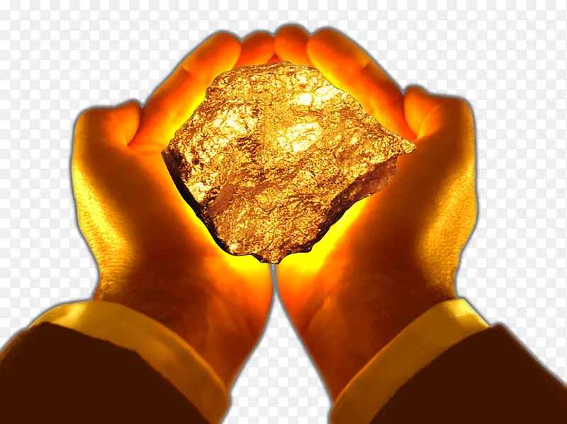金色的石头