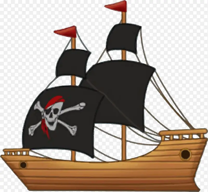 航行的海盗船