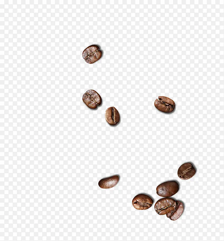 散布的咖啡豆