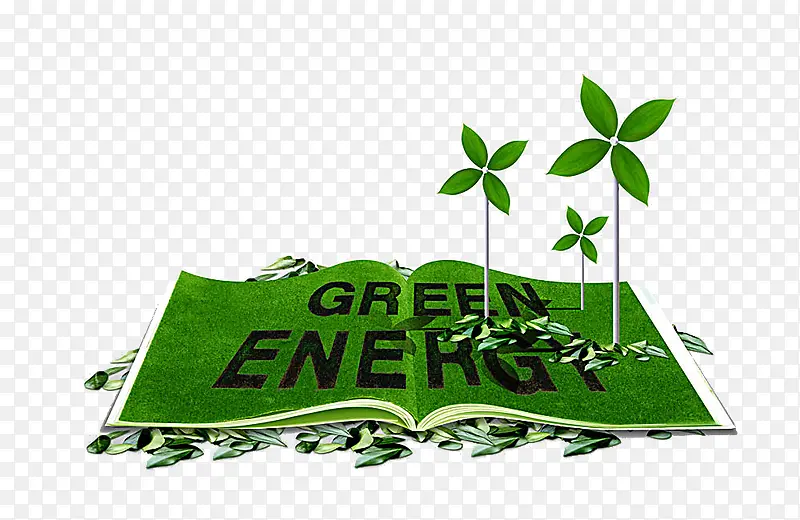绿色能源素材背景