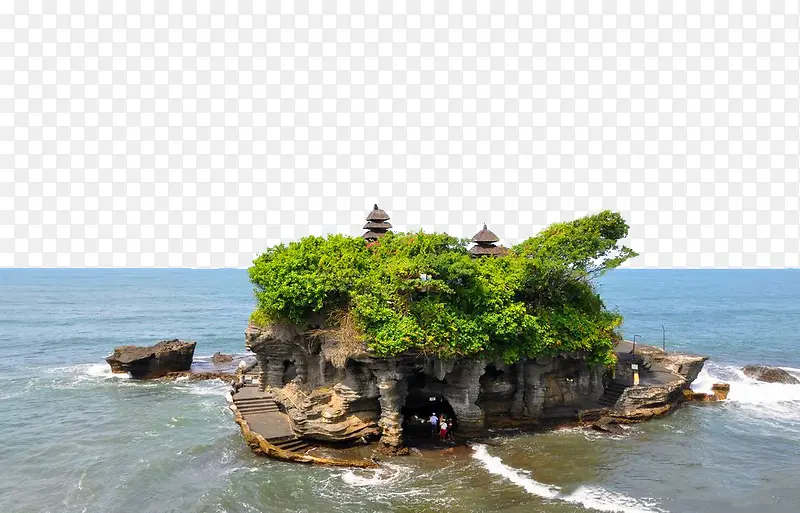 巴厘岛海神庙景色