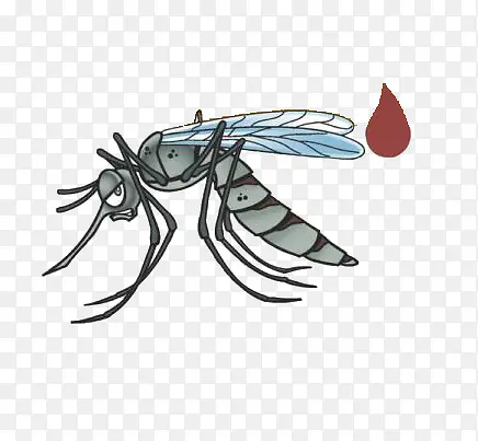 蚊子吸血