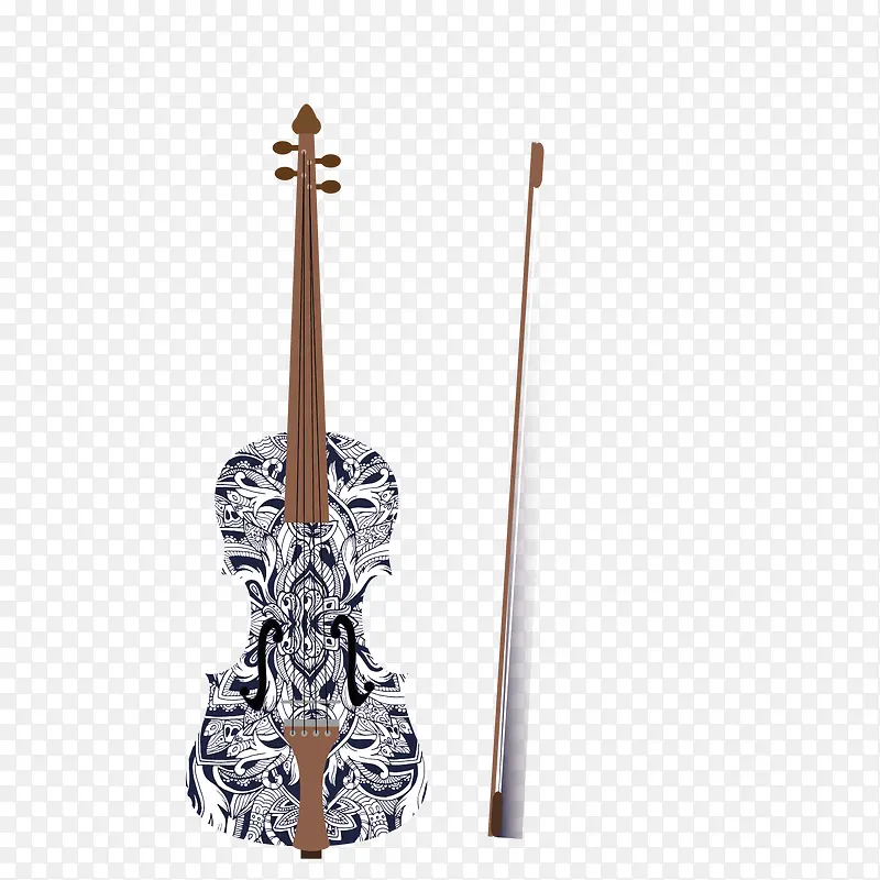 音乐主题海报广告小提琴矢量素材