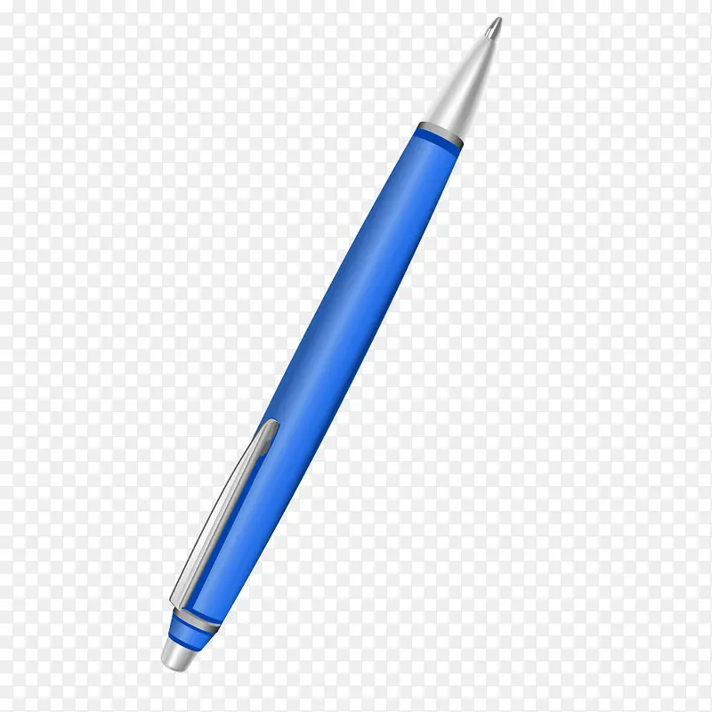 深蓝色圆珠笔签字笔