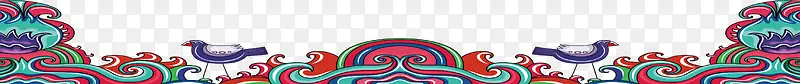 七夕彩色装饰画
