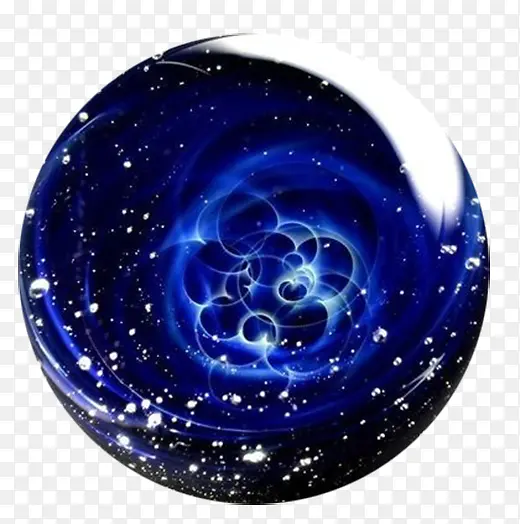 蓝色宇宙星空
