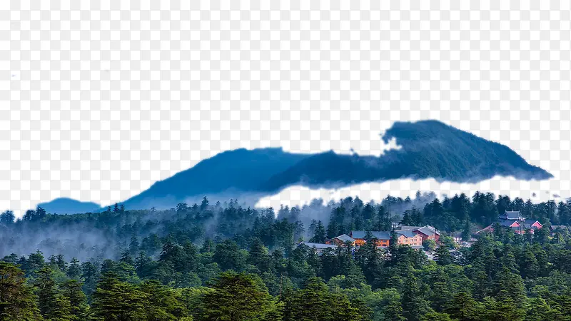 四川峨眉山风景八