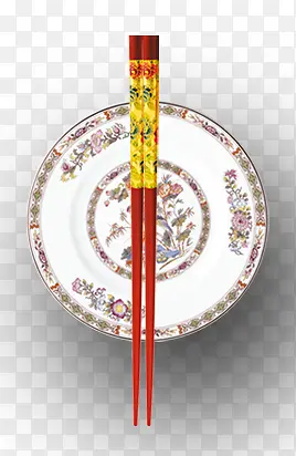 唯美精美中国风复古筷子盘子