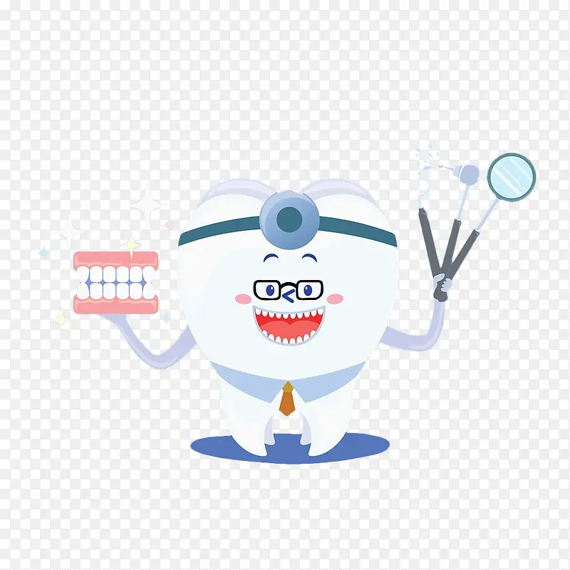 手绘护齿健齿