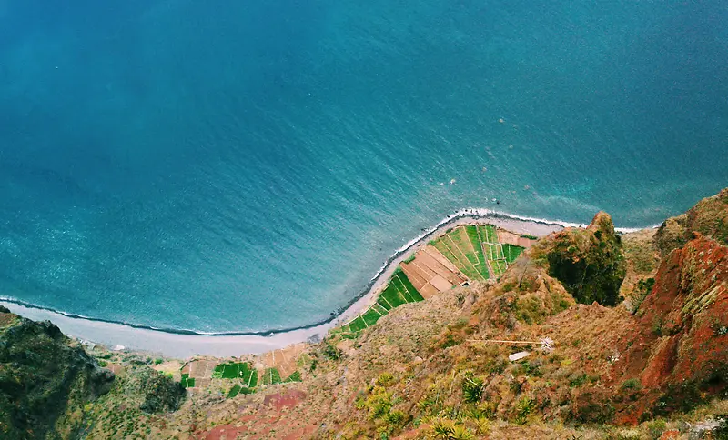 纯净海洋绿色草地